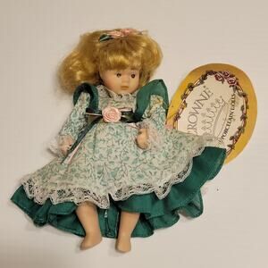 Artmark 1998 Crowne Fine Porcelain Dolls Candy New, with tag